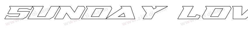 Sunday Love Italic字体转换